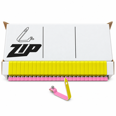 PLACA ZIP ALUMINIO COLORES