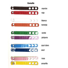 ANILLO ALUMINIO DE COLORES