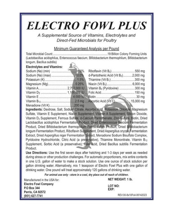 ELECTRO FOWL PLUS